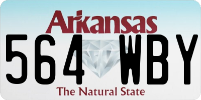 AR license plate 564WBY