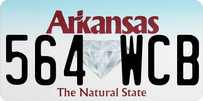 AR license plate 564WCB