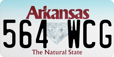 AR license plate 564WCG