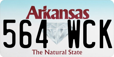 AR license plate 564WCK