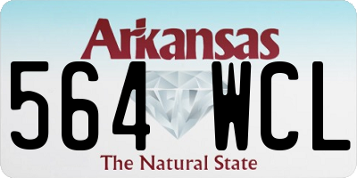 AR license plate 564WCL
