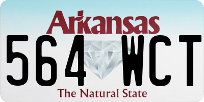 AR license plate 564WCT