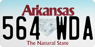 AR license plate 564WDA