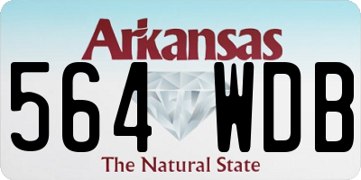AR license plate 564WDB