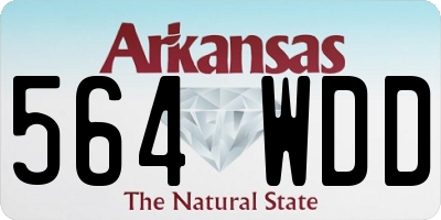 AR license plate 564WDD