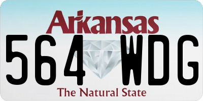 AR license plate 564WDG