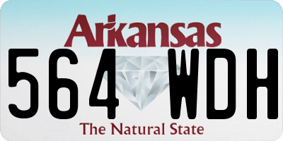 AR license plate 564WDH