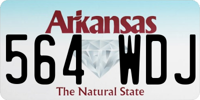 AR license plate 564WDJ
