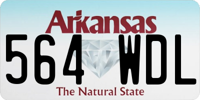 AR license plate 564WDL