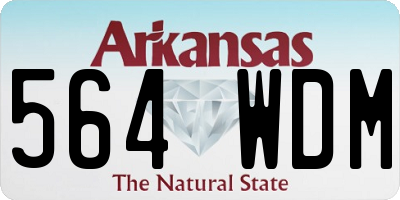 AR license plate 564WDM