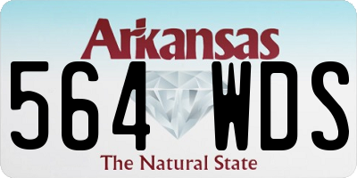 AR license plate 564WDS
