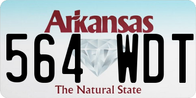 AR license plate 564WDT