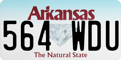 AR license plate 564WDU