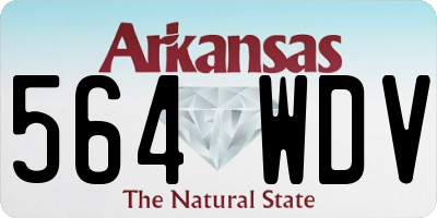 AR license plate 564WDV