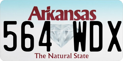 AR license plate 564WDX