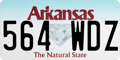AR license plate 564WDZ