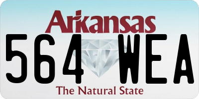 AR license plate 564WEA
