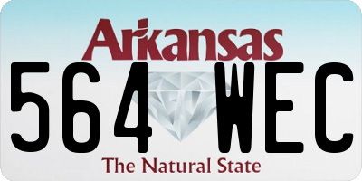 AR license plate 564WEC
