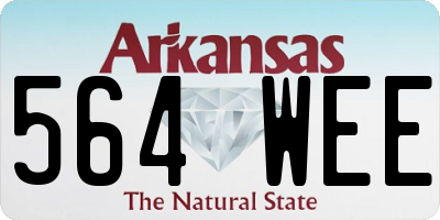 AR license plate 564WEE