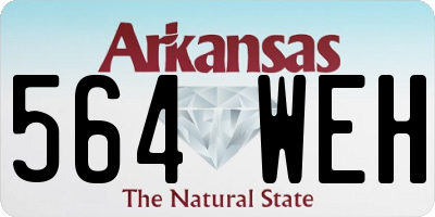 AR license plate 564WEH