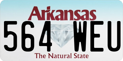 AR license plate 564WEU