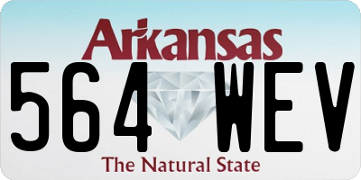 AR license plate 564WEV