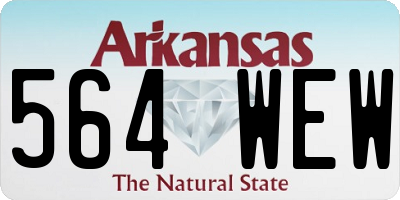 AR license plate 564WEW