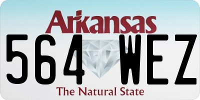 AR license plate 564WEZ