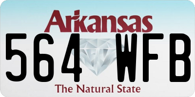 AR license plate 564WFB