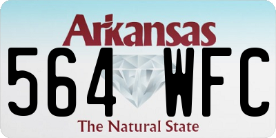 AR license plate 564WFC
