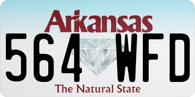 AR license plate 564WFD