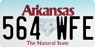 AR license plate 564WFE