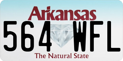 AR license plate 564WFL