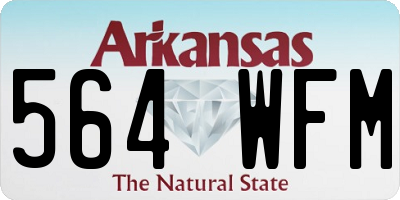 AR license plate 564WFM