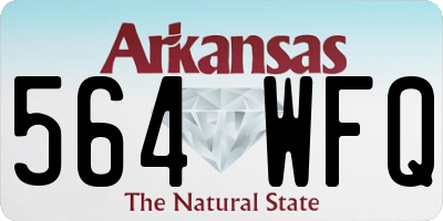 AR license plate 564WFQ