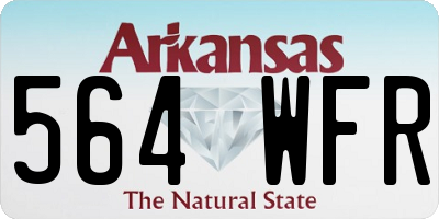 AR license plate 564WFR