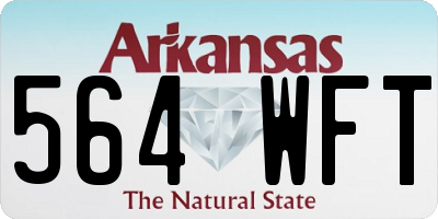AR license plate 564WFT