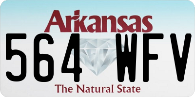 AR license plate 564WFV