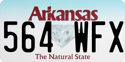 AR license plate 564WFX