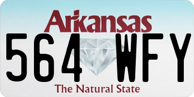 AR license plate 564WFY