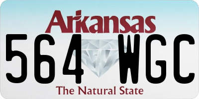 AR license plate 564WGC