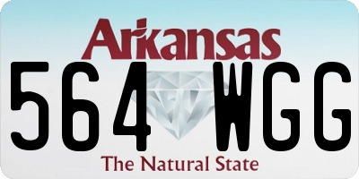 AR license plate 564WGG