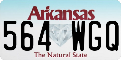 AR license plate 564WGQ