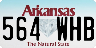 AR license plate 564WHB