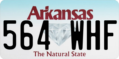 AR license plate 564WHF