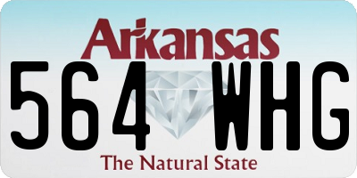 AR license plate 564WHG