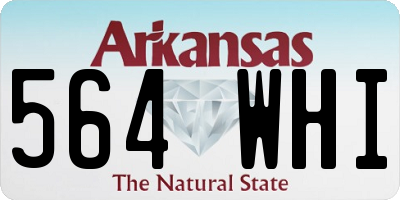 AR license plate 564WHI