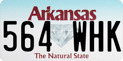 AR license plate 564WHK