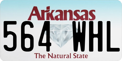 AR license plate 564WHL
