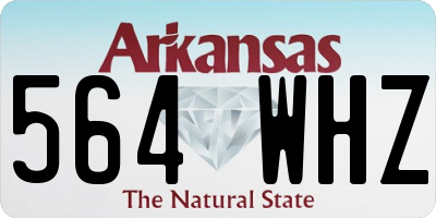 AR license plate 564WHZ